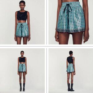 Sandro Silk Shorts